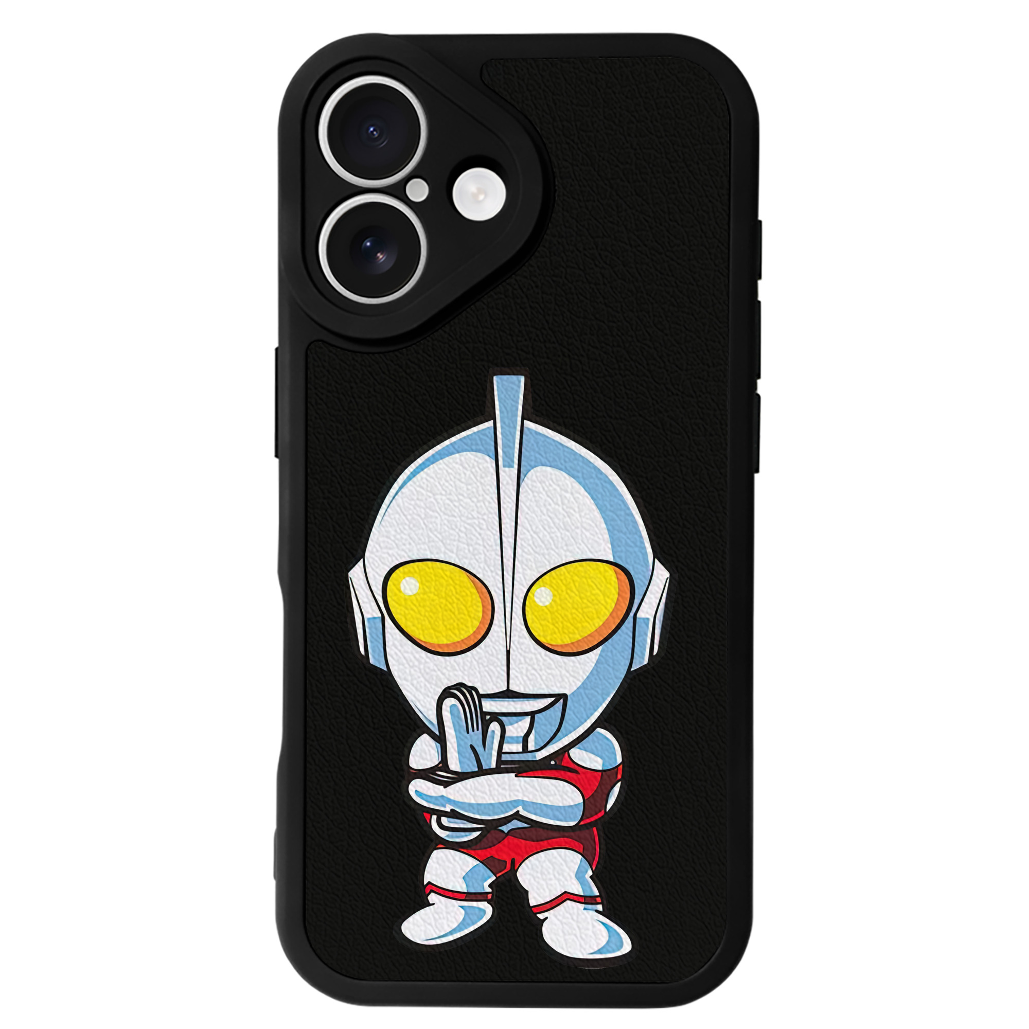（画像用） ウルトラマン Ultraman 【iPhone 16シリーズ対応】シリコンスマホケース（レザー調） 材質：シリコン